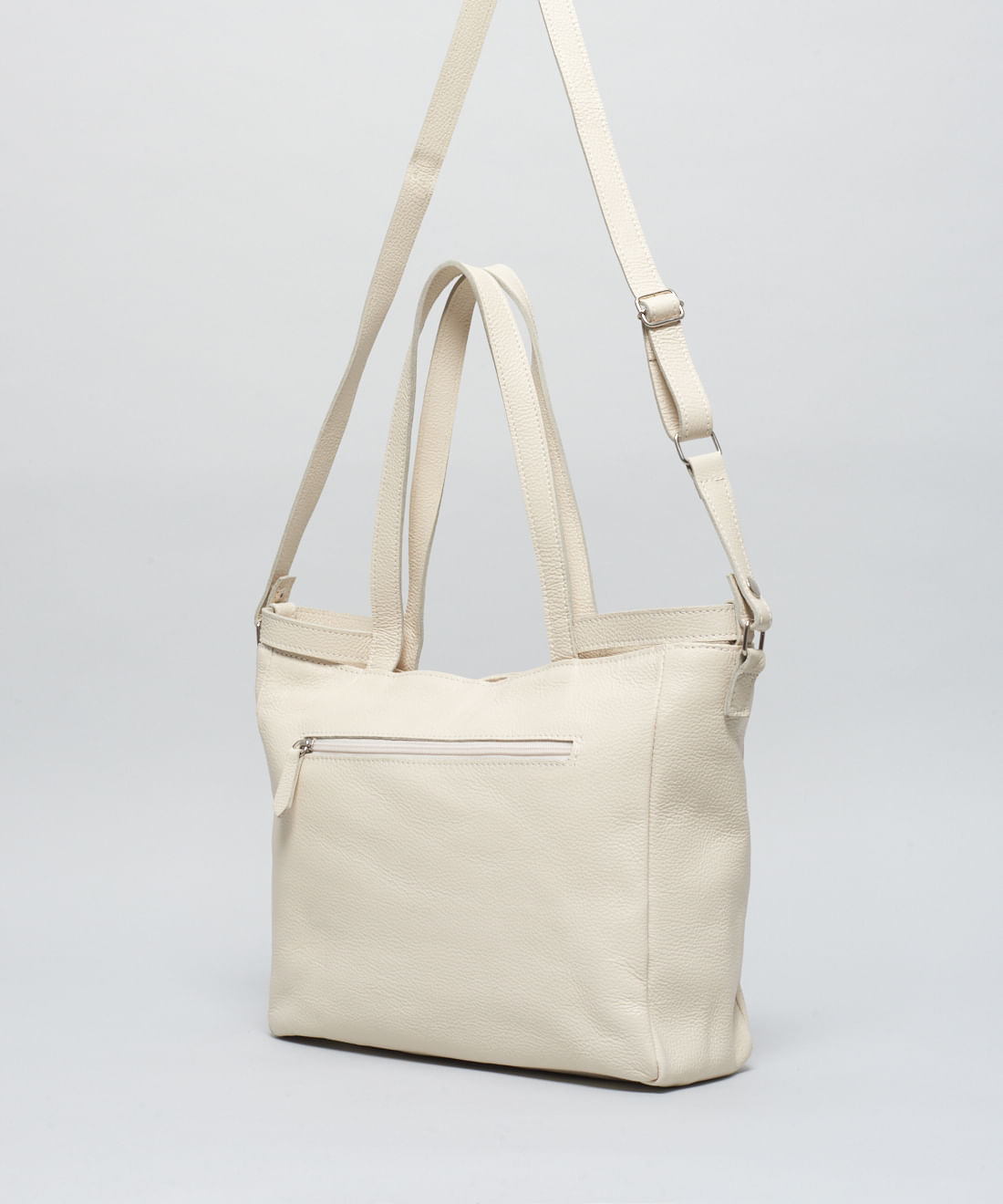 Bolsa g Couro Cecilia - Offwhite - Imagem 2