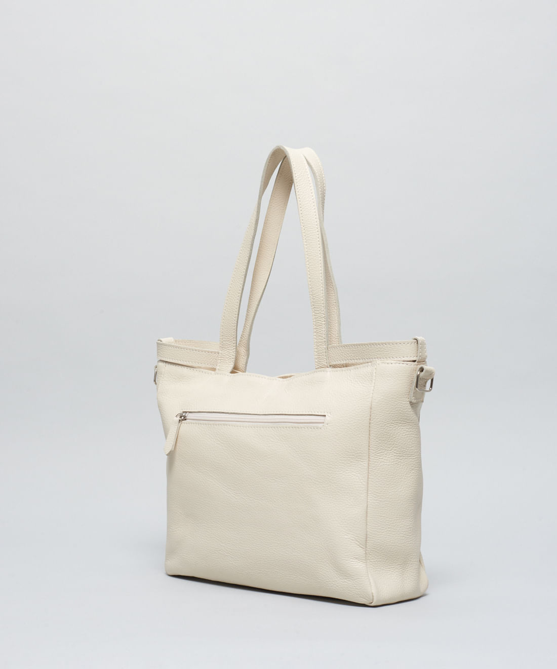 Bolsa g Couro Cecilia - Offwhite - Imagem 3