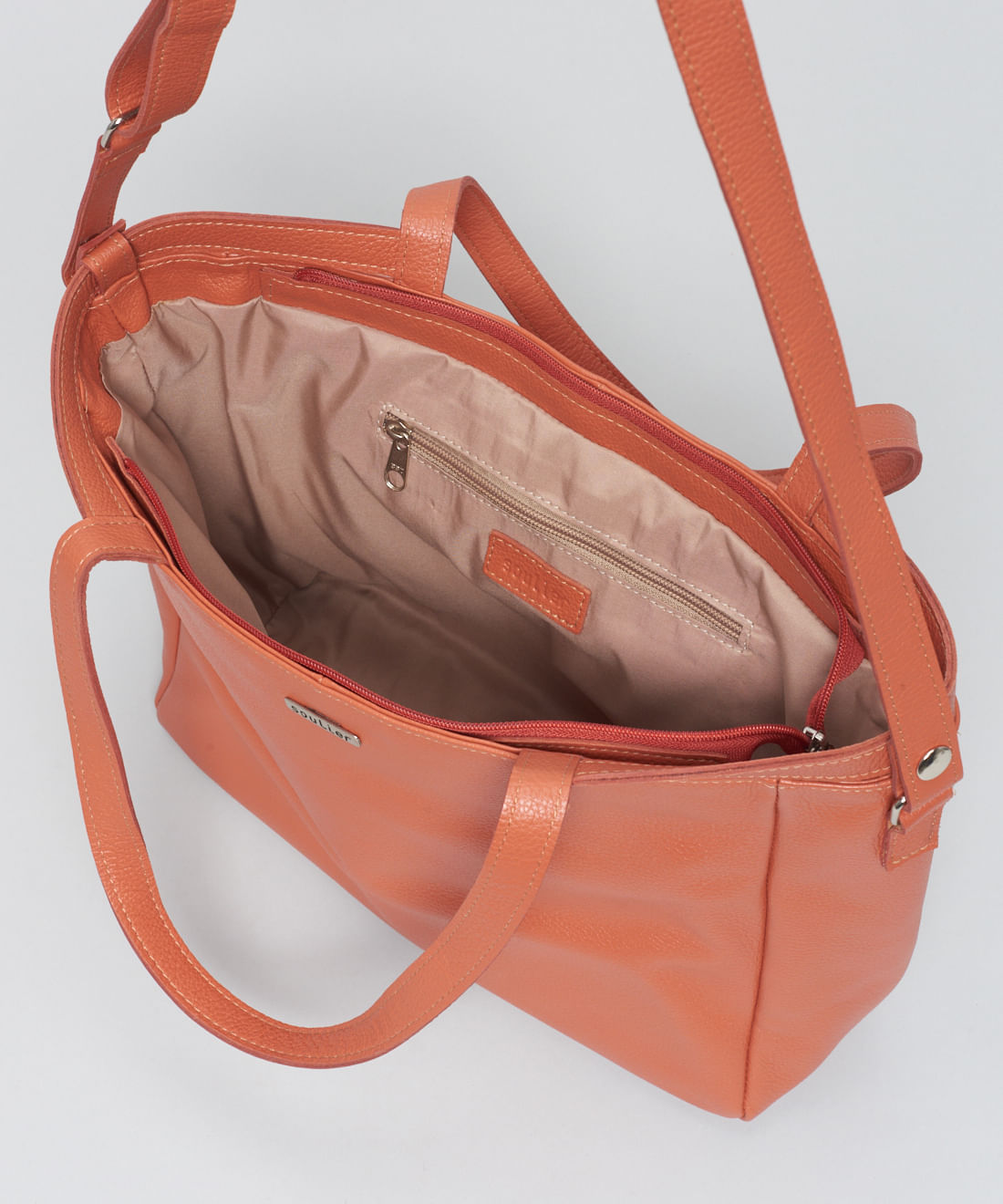 Bolsa g Couro Cecilia - Ocre - Imagem 5