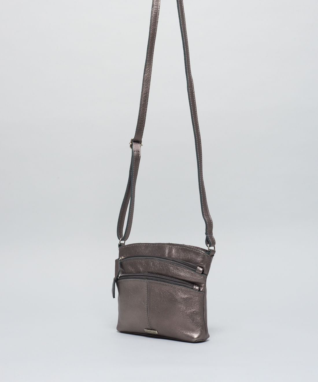 Bolsa p Couro Emilia - Onix - Imagem 2