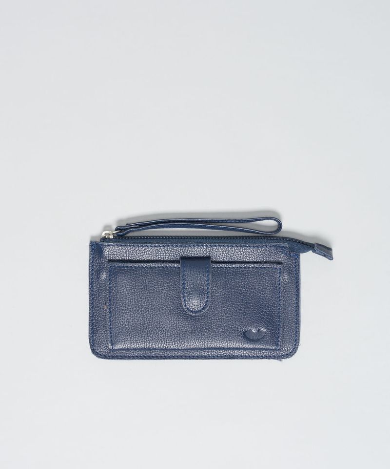 Carteira Croma Couro Neo - Navy u - navy