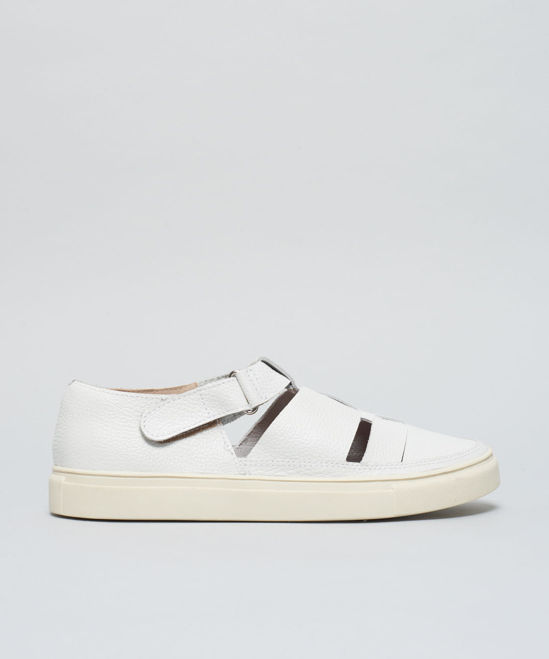 Tenis Couro Vazado Livia - Branco - Imagem 16