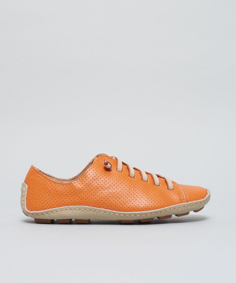 Tenis Perfuros Bicolor - Tangerina 36 - tangerina