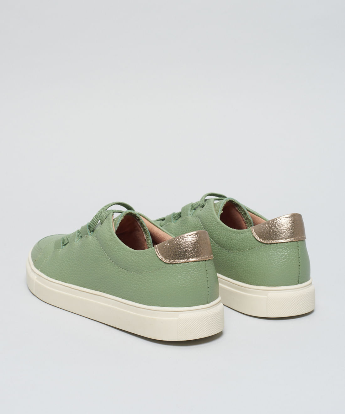 Tenis Couro Olivia - Pistache - Imagem 3