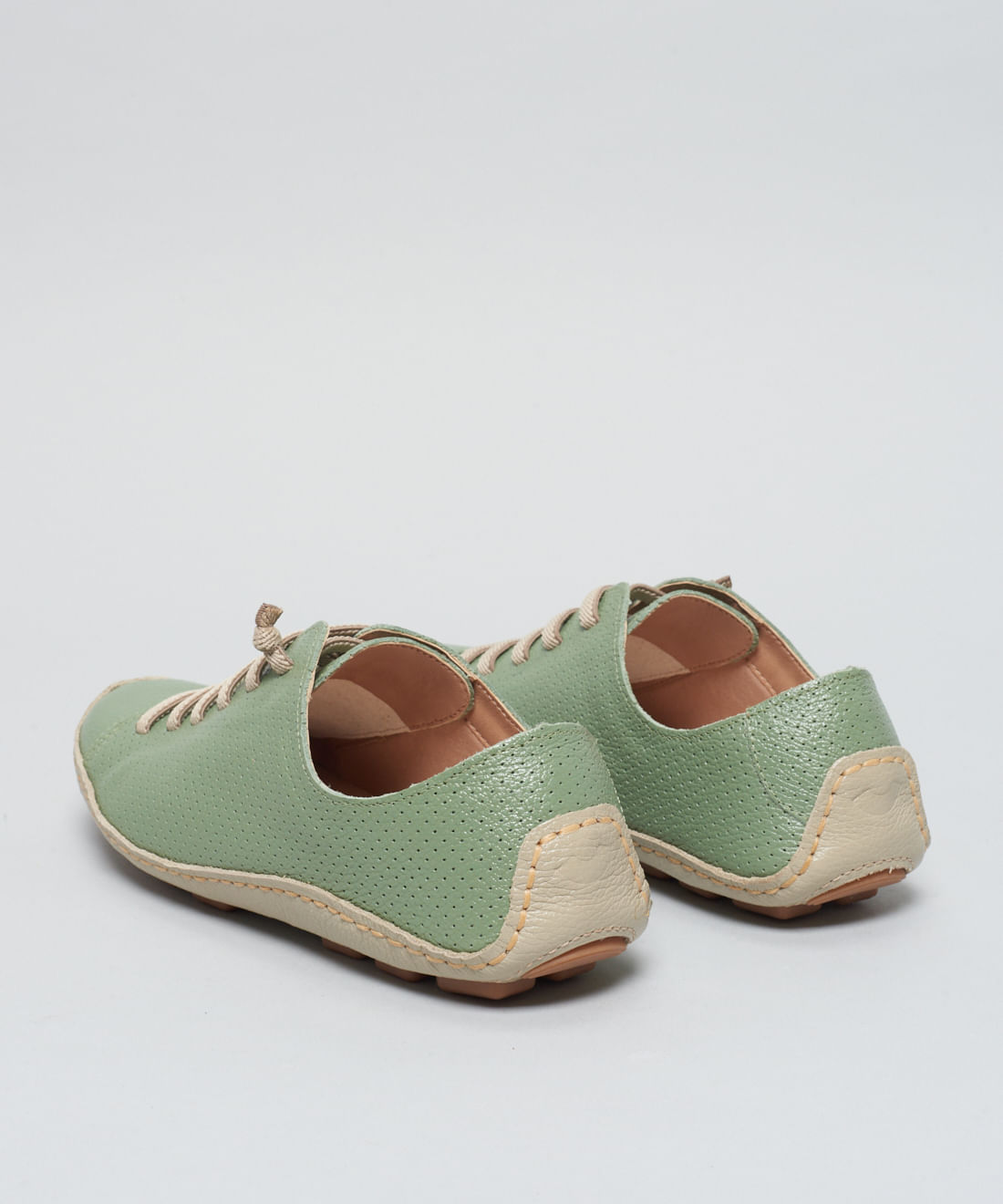 Tenis Perfuros Bicolor - Pistache - Imagem 28
