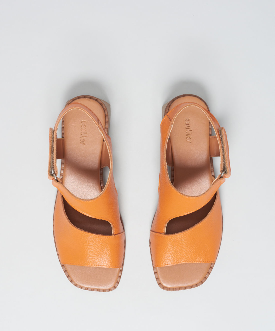 Sandalia Media Couro Lia - Tangerina - Imagem 14