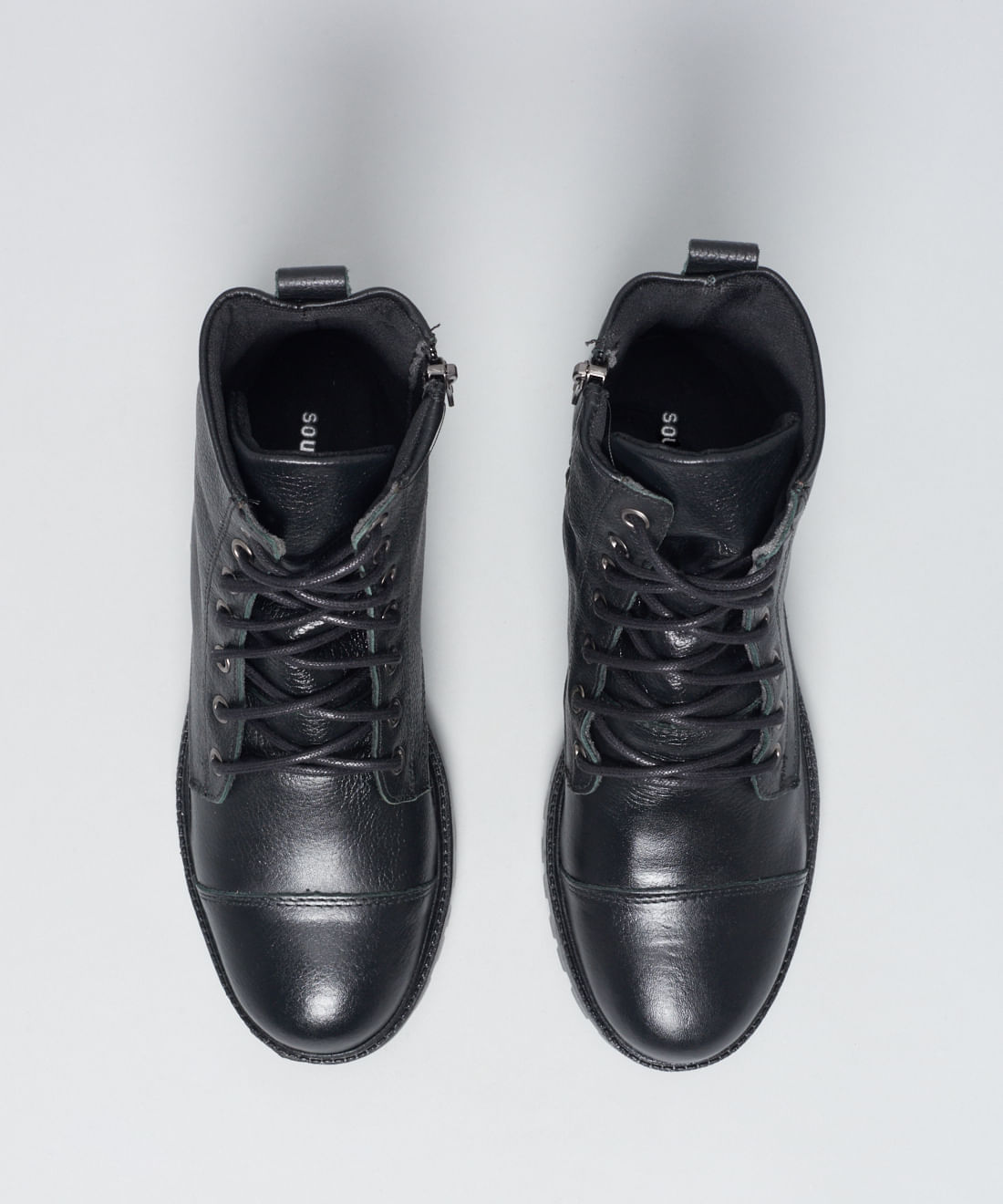 Coturno Couro Debora - Preto - Imagem 20