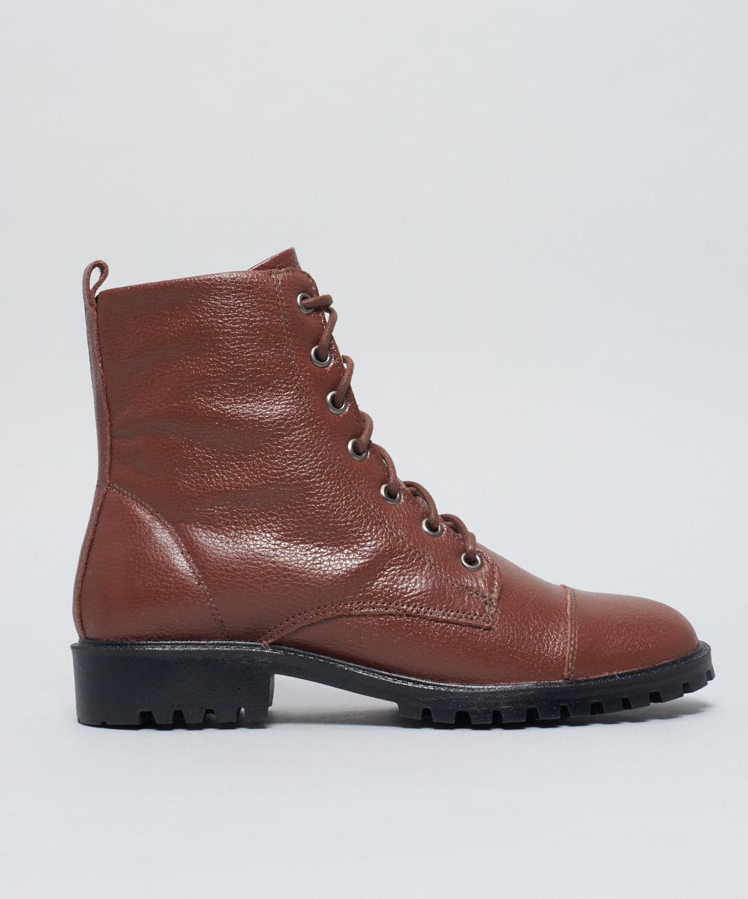 Coturno Couro Debora - Chocolate - Imagem 9