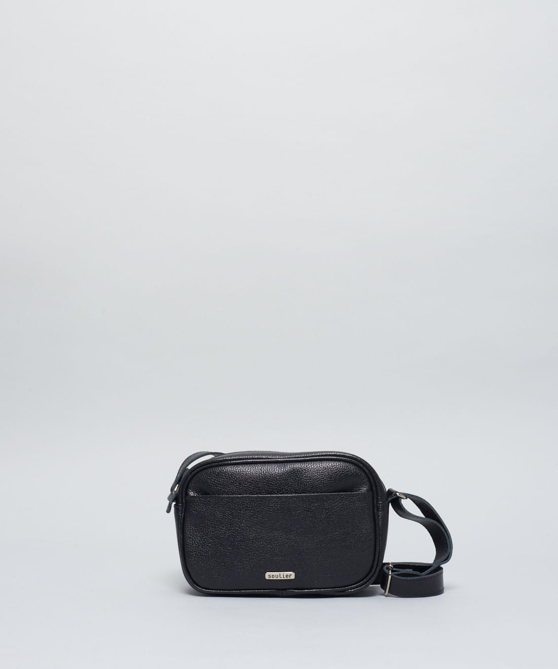 Bolsa p Couro Priscila - Preto