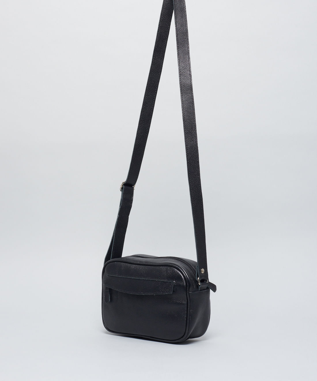 Bolsa p Couro Priscila - Preto - Imagem 2
