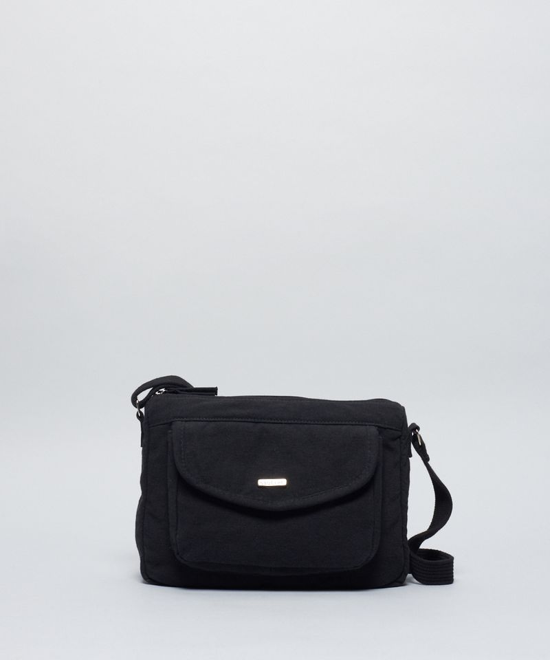 Bolsa Lona Ester - Preto u - preto