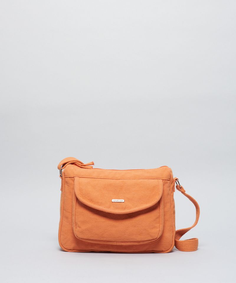 Bolsa Lona Ester - Tangerina u - tangerina