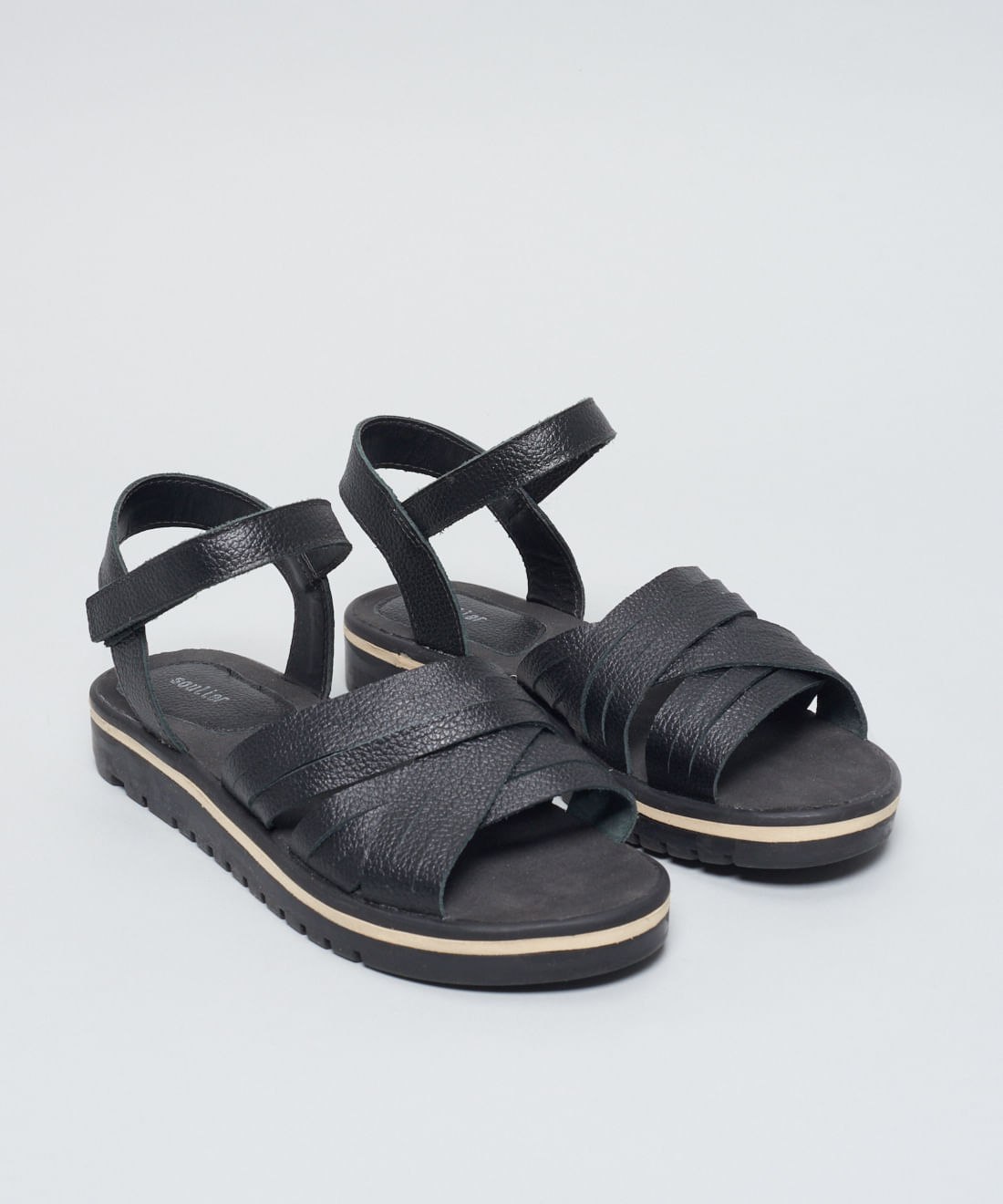 Rasteira Tratorada Thalia - Preto - Imagem 22