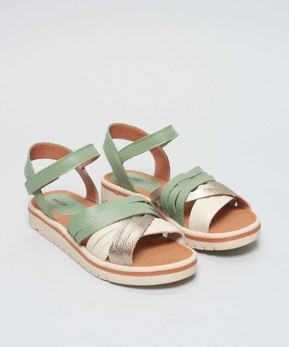 Rasteira Tratorada Thalia - Pistache - Imagem 12