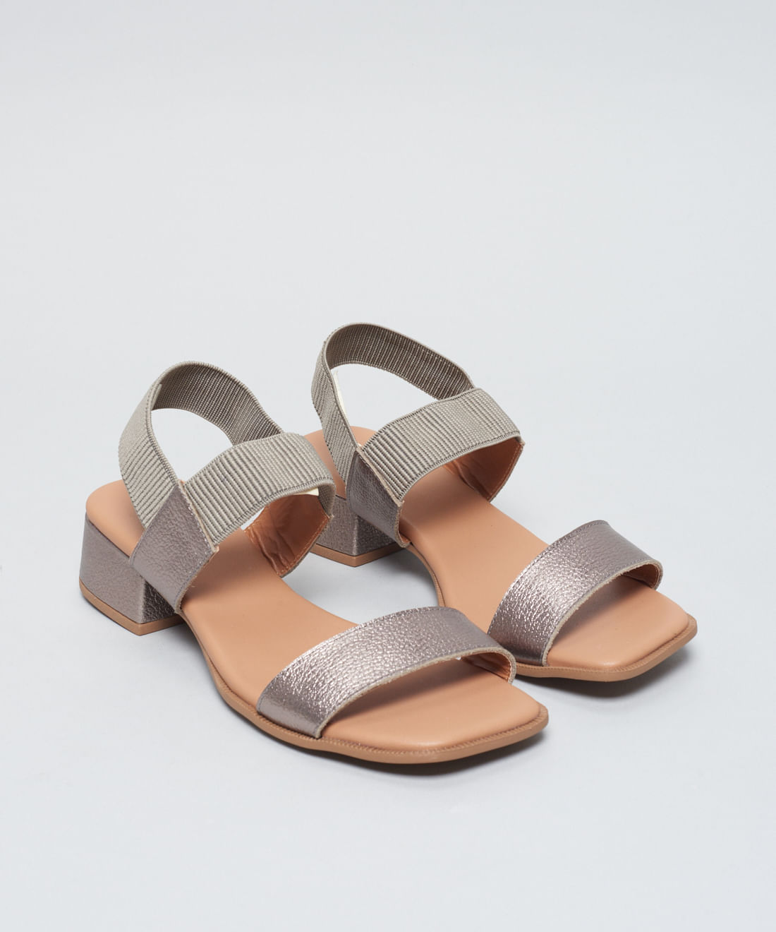 Sandalia Media Couro Amelia - Onix - Imagem 37