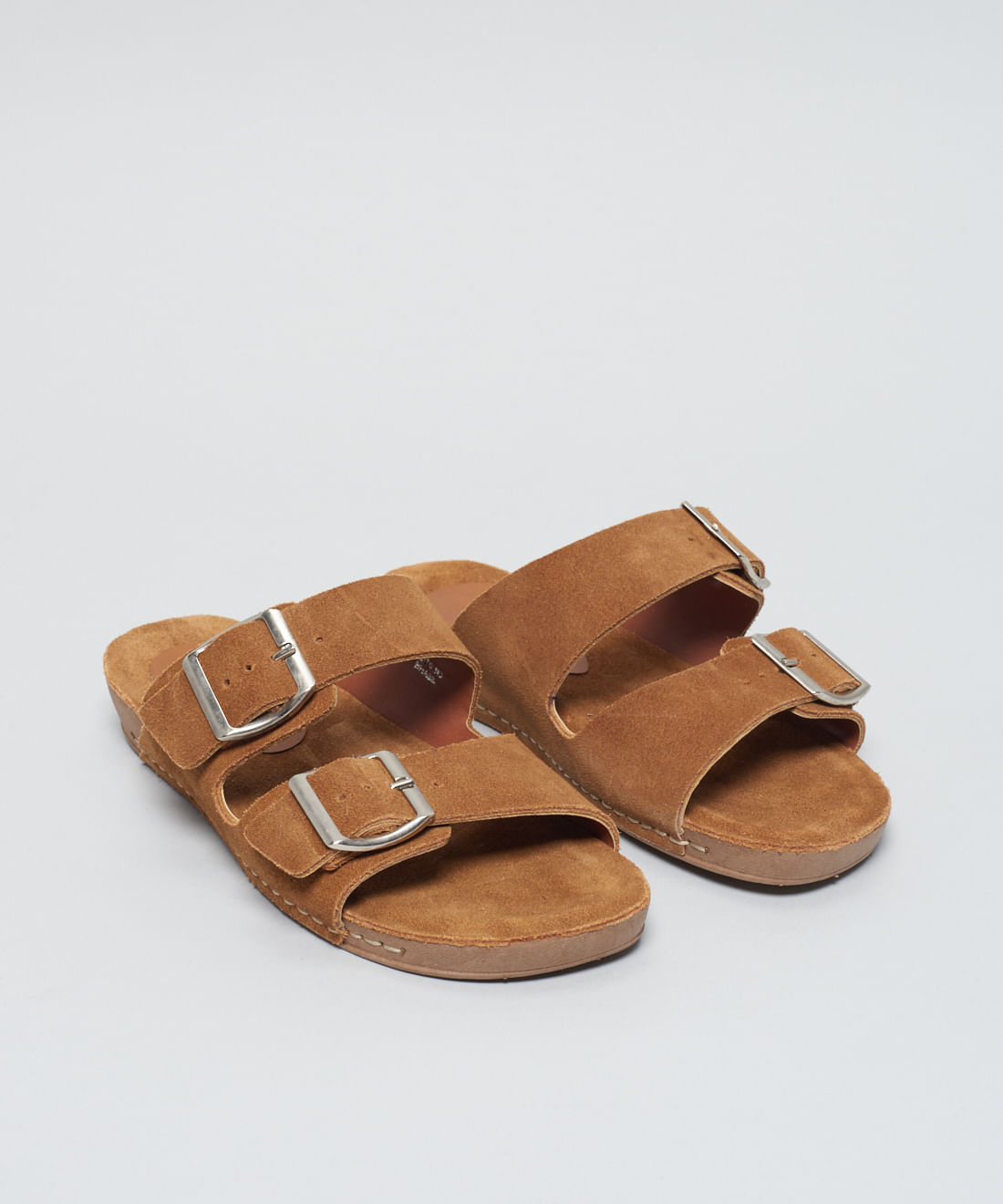 Rasteira Anatomica Couro Camurcao - Caramelo - Imagem 27