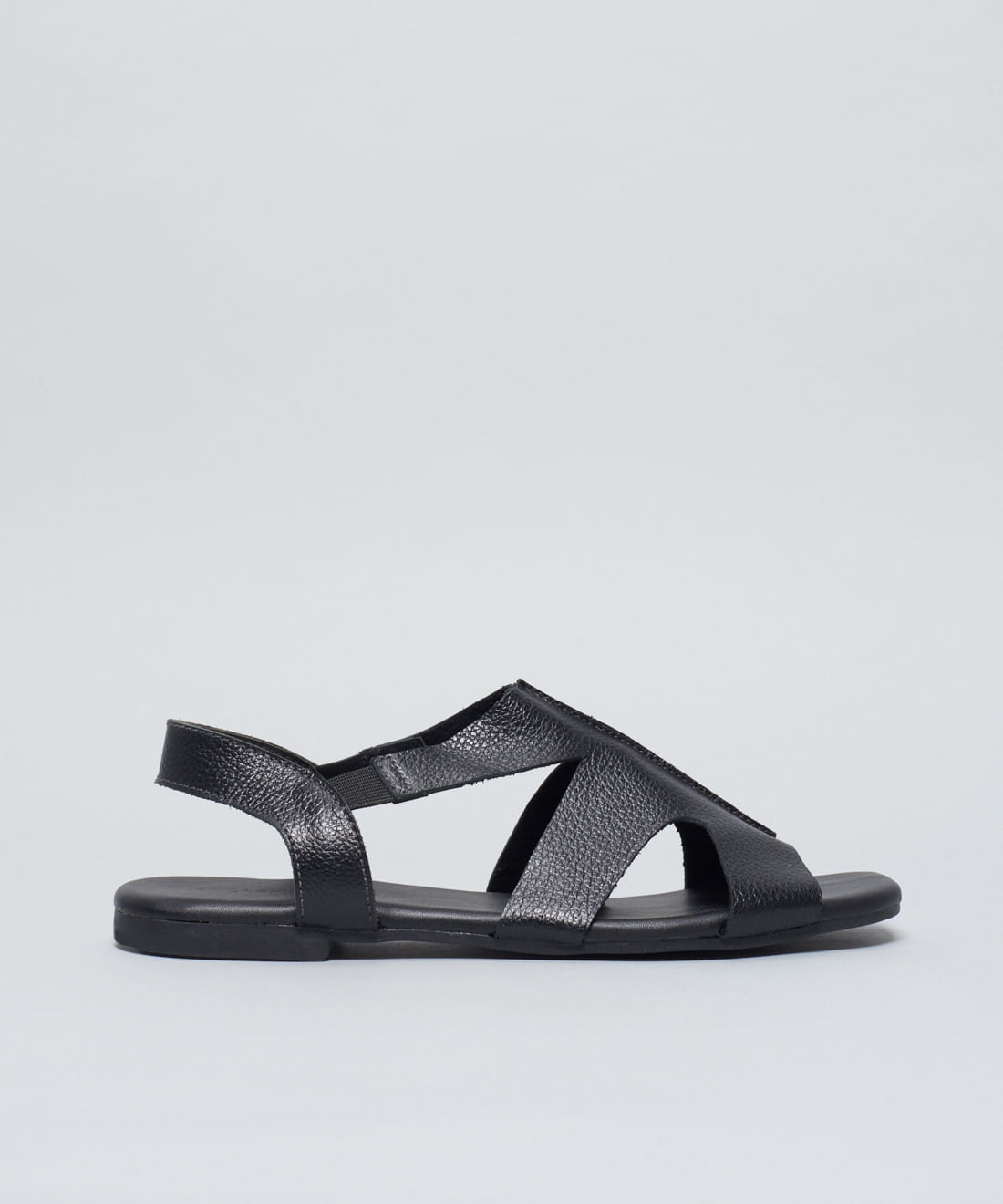 Rasteira Basica Couro Dani - Preto - Imagem 6