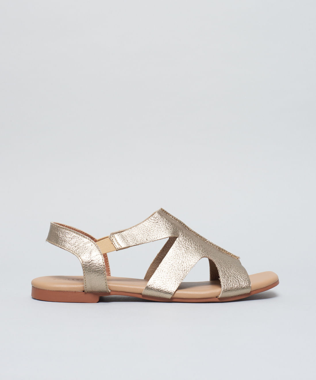 Rasteira Basica Couro Dani - Prata Velho - Imagem 11