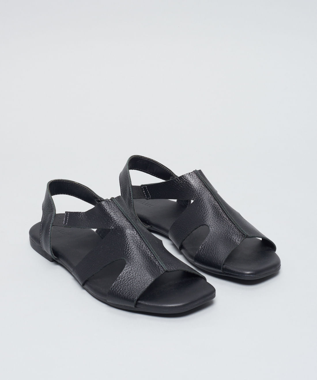 Rasteira Basica Couro Dani - Preto - Imagem 17