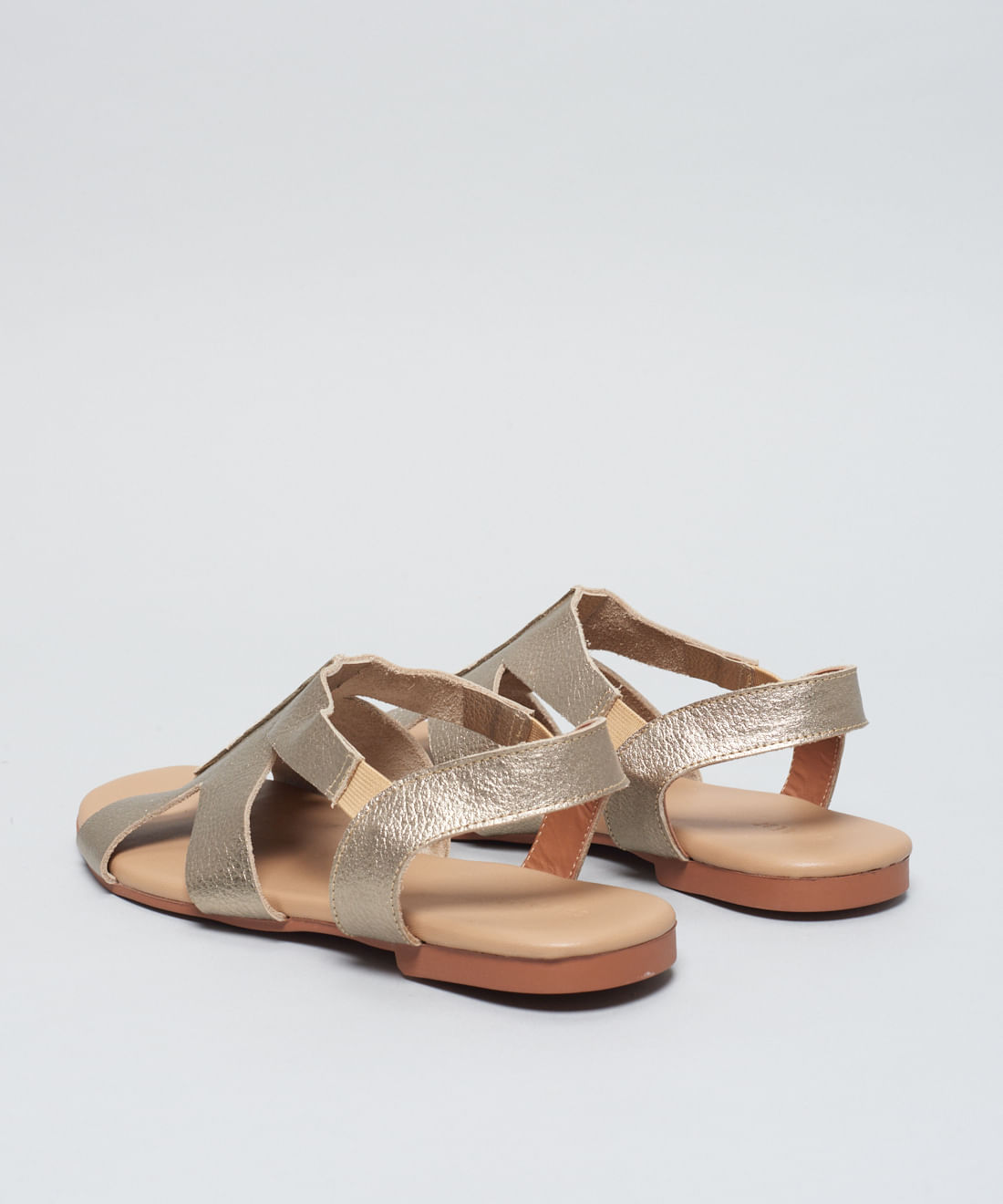 Rasteira Basica Couro Dani - Prata Velho - Imagem 13