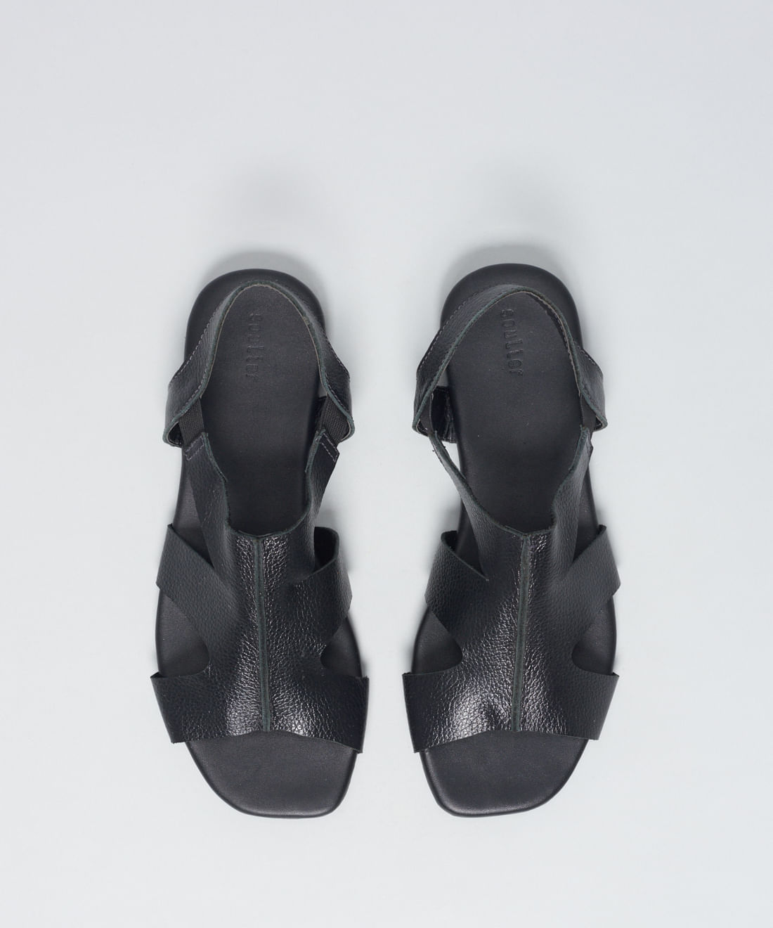 Rasteira Basica Couro Dani - Preto - Imagem 9