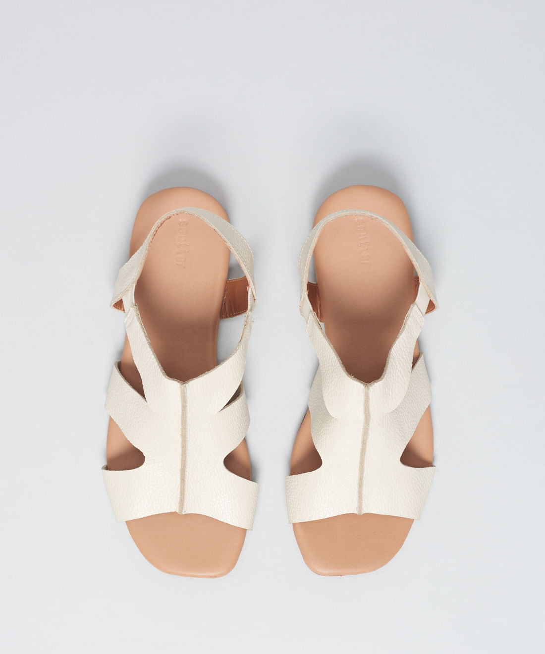 Rasteira Basica Couro Dani - Offwhite - Imagem 14