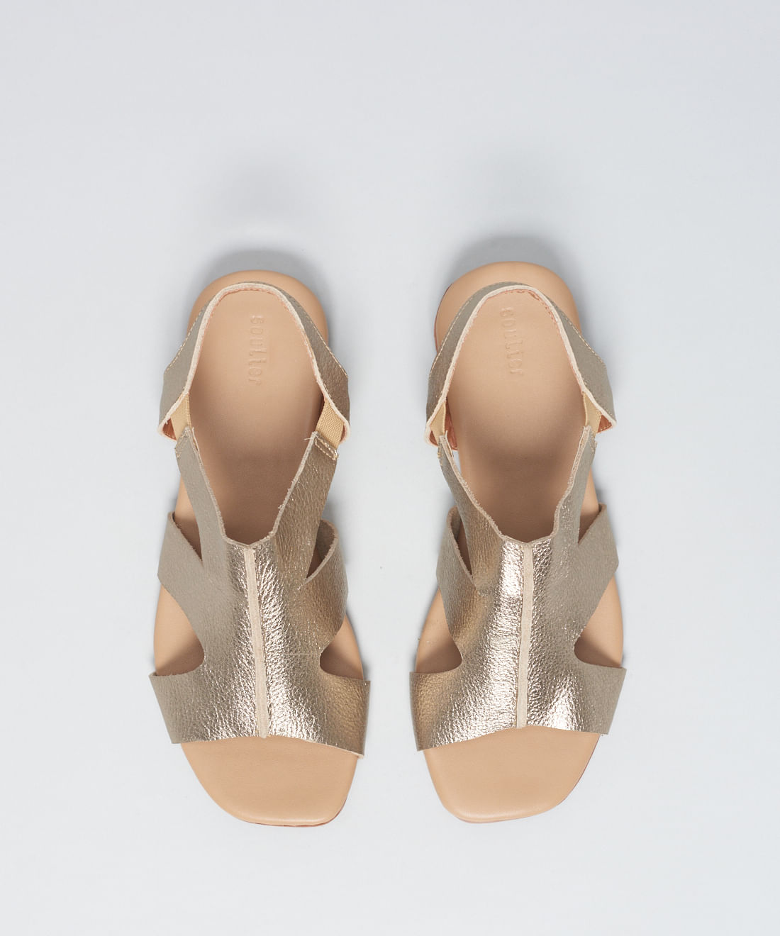 Rasteira Basica Couro Dani - Prata Velho - Imagem 14