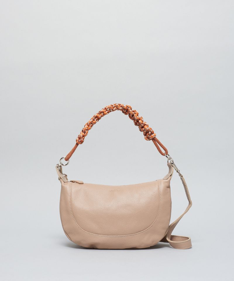 Bolsa m Couro Macrame - Avela u - avela