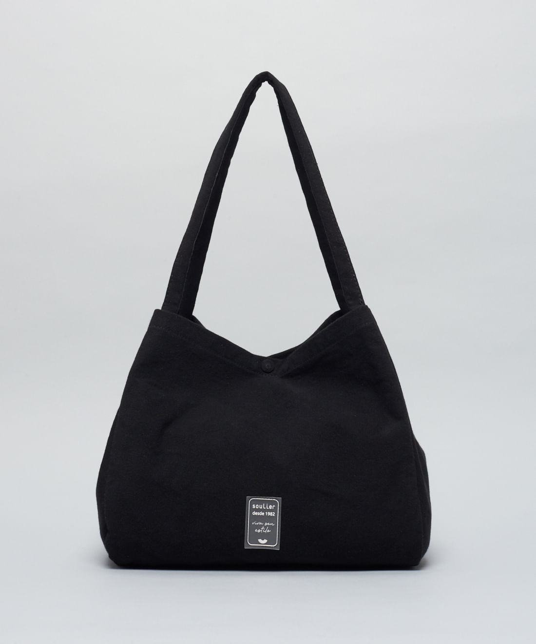 Bolsa Lona Jardim Soul - Preto