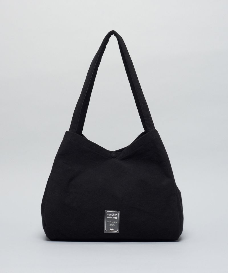 Bolsa Lona Jardim Soul - Preto u - preto
