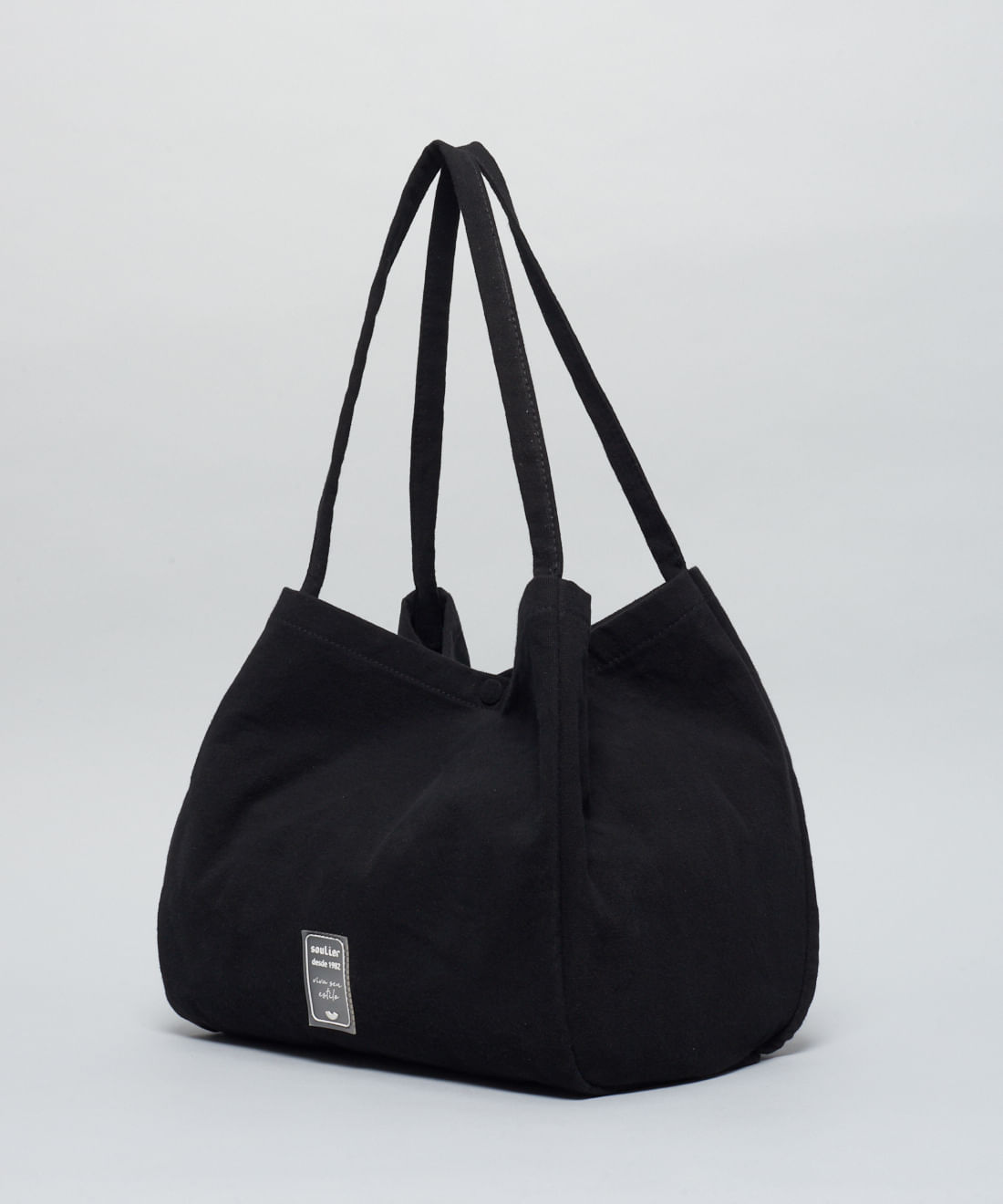 Bolsa Lona Jardim Soul - Preto - Imagem 2