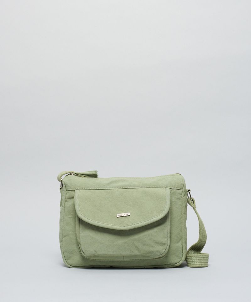 Bolsa Lona Ester - Pistache u - pistache