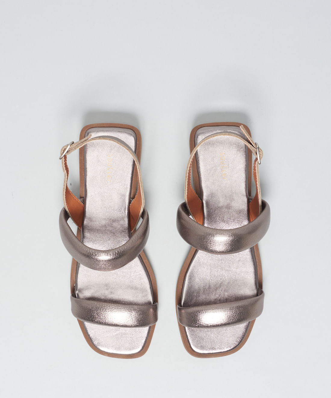 Rasteira Couro Puffer - Onix - Imagem 24