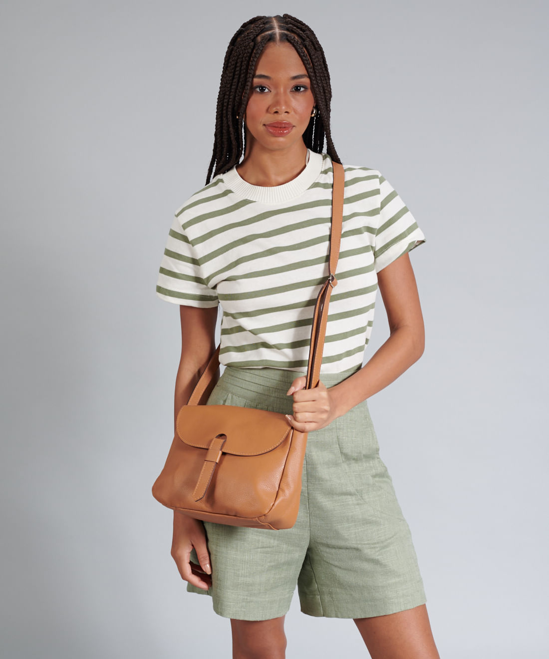 Bolsa m Couro Sofia - Caramelo - Imagem 4