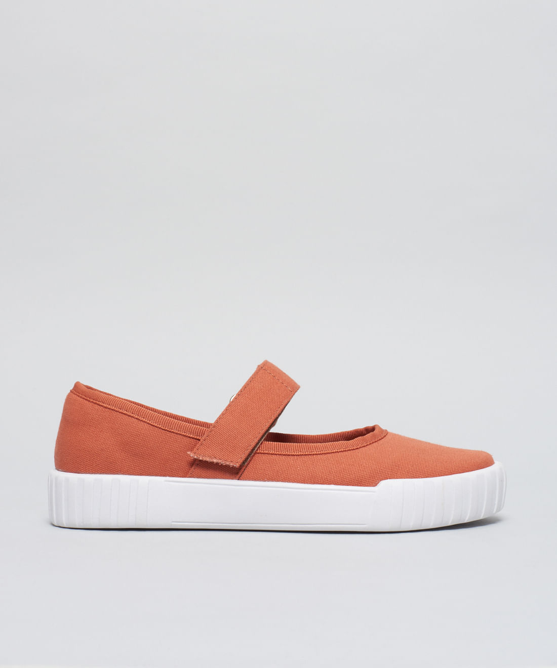 Sapatilha Lona Tira Velcro - Tangerina - Imagem 21