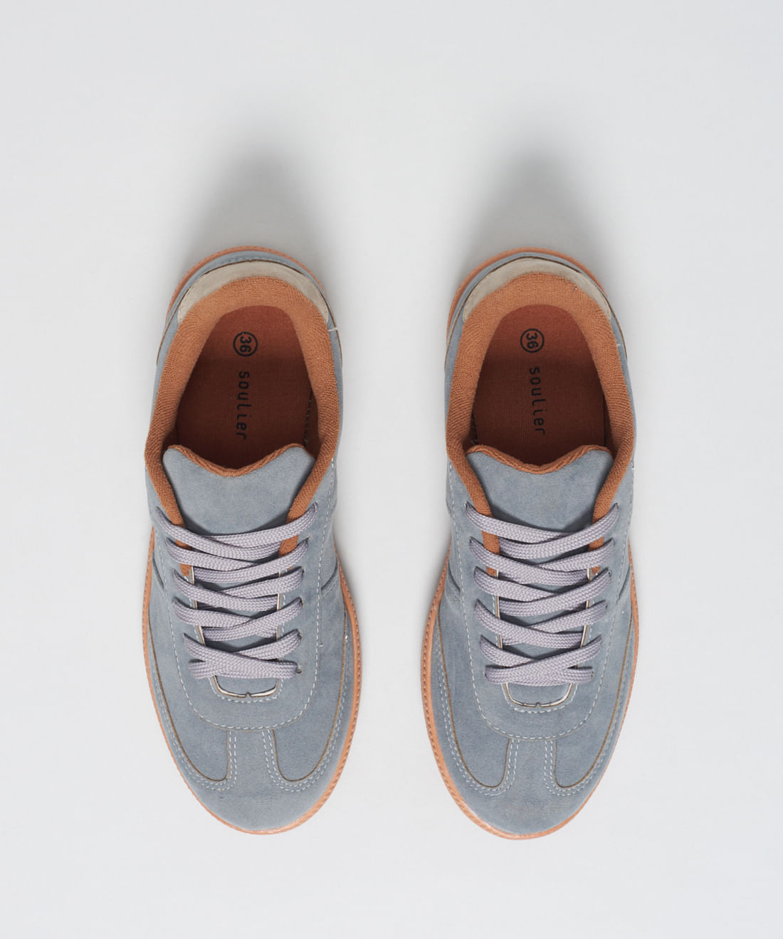 Tenis Camurca Soft - Azul Safira - Imagem 9