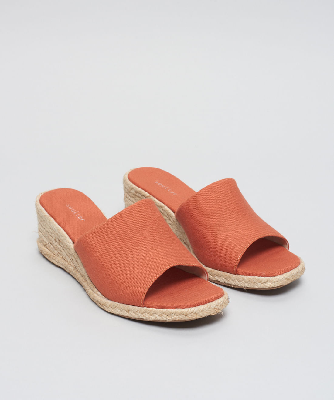 Anabela Lona Mule - Tangerina - Imagem 12