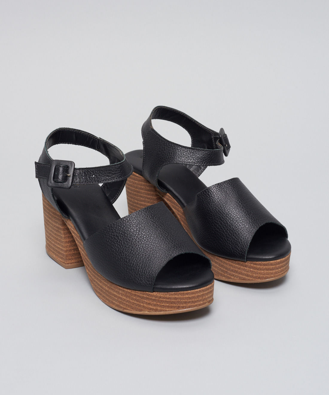 Meia Pata Couro Basica - Preto - Imagem 17