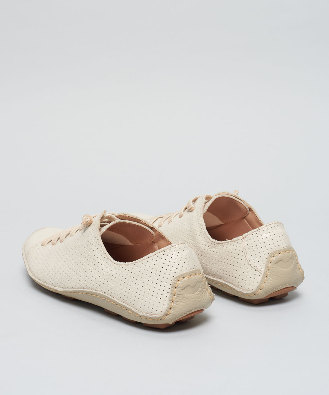 Tenis Perfuros Bicolor - Offwhite - Imagem 3