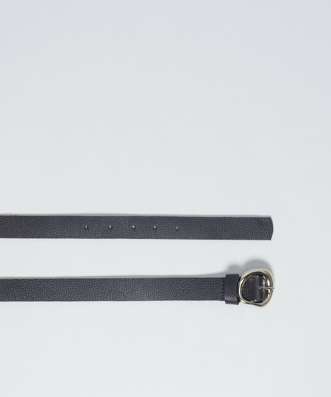 Cinto Couro Fivela Organica - Preto - Imagem 5