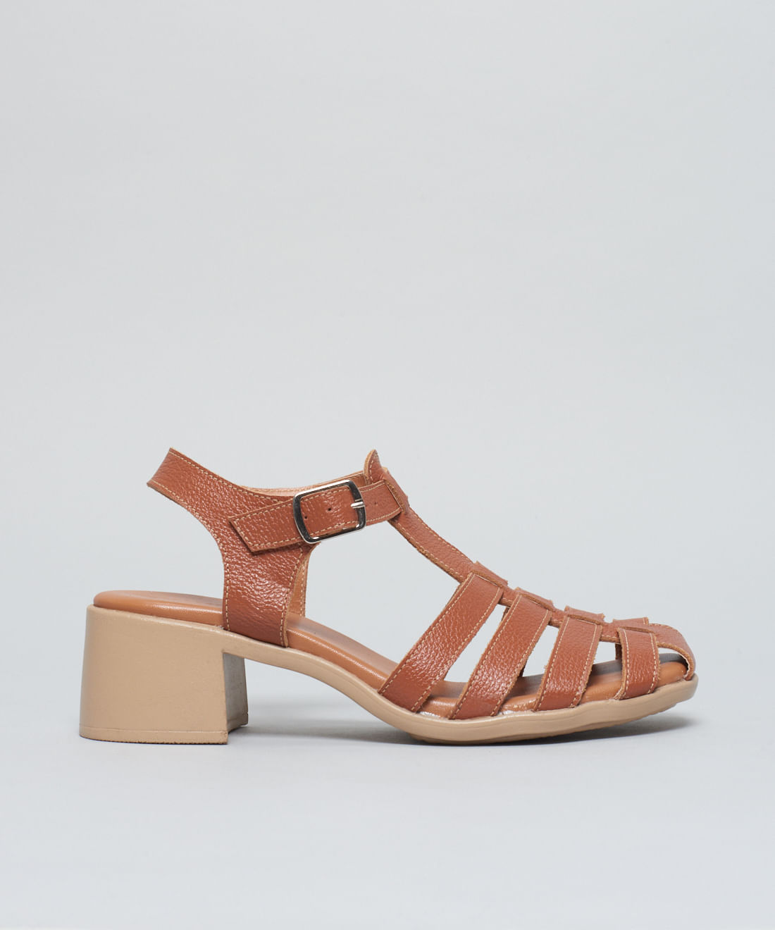 Sandalia Media Couro Pescador - Mousse - Imagem 11