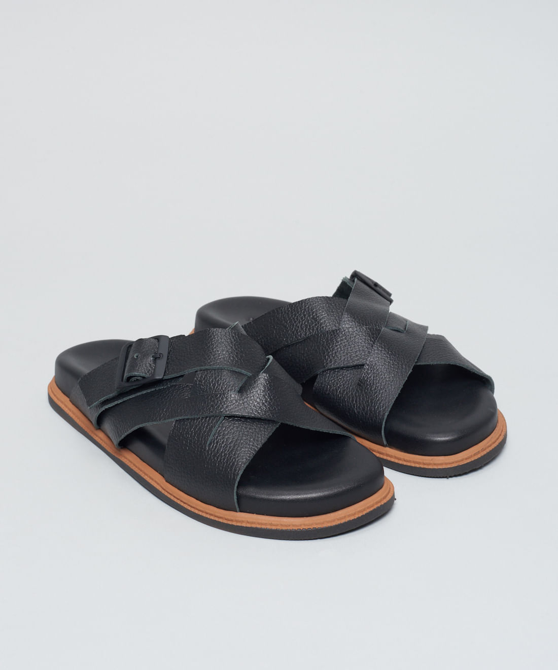Rasteira Anatomica Entrelace - Preto - Imagem 17