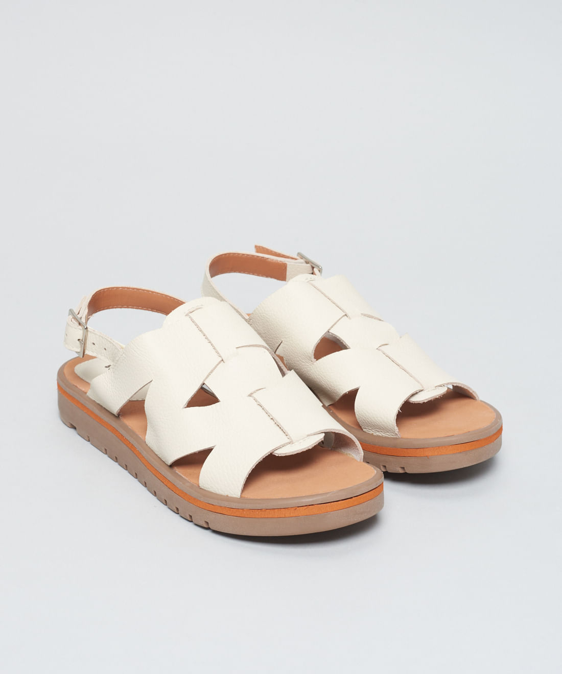 Rasteira Tratorada Betina - Offwhite - Imagem 22