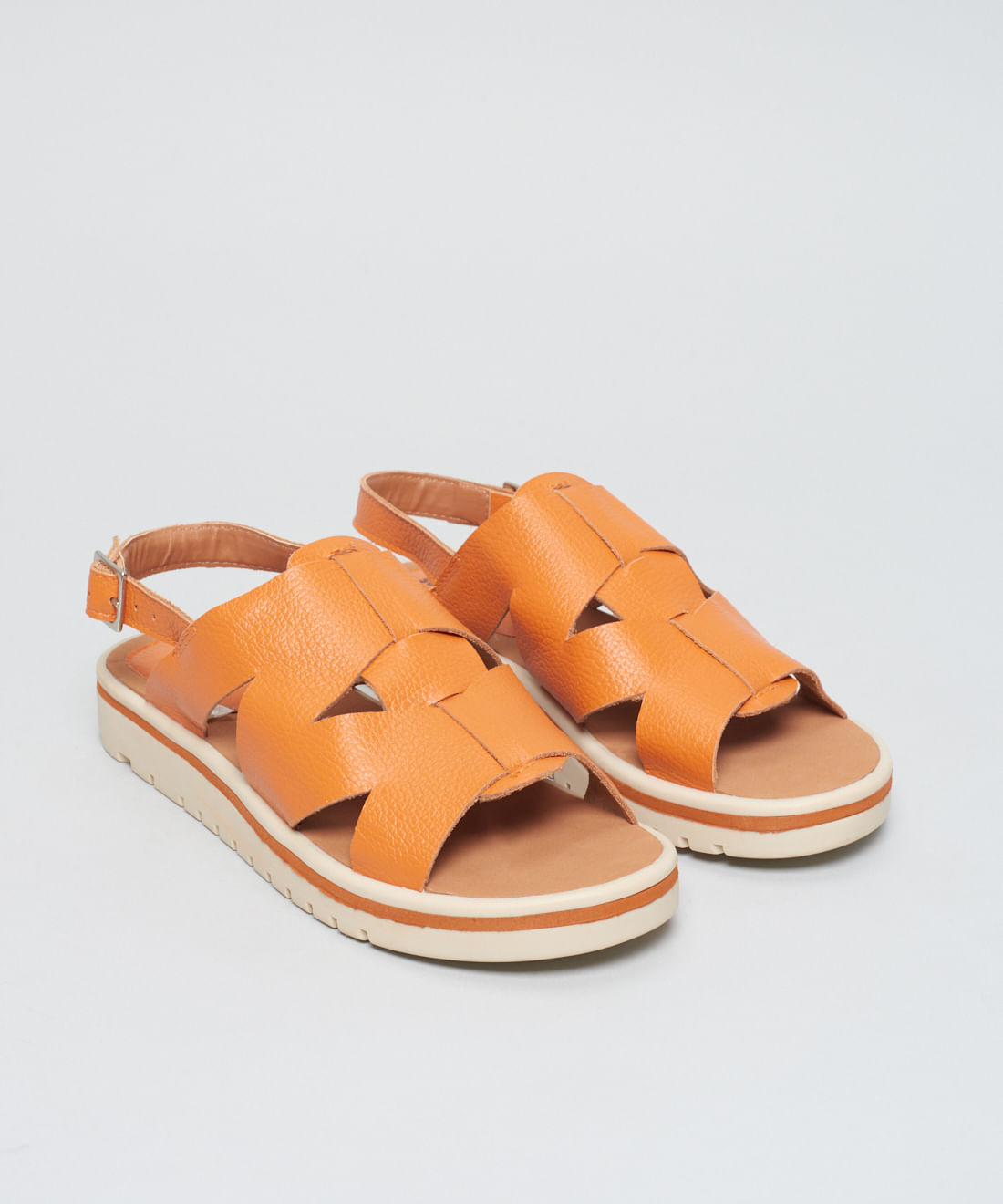 Rasteira Tratorada Betina - Tangerina - Imagem 22