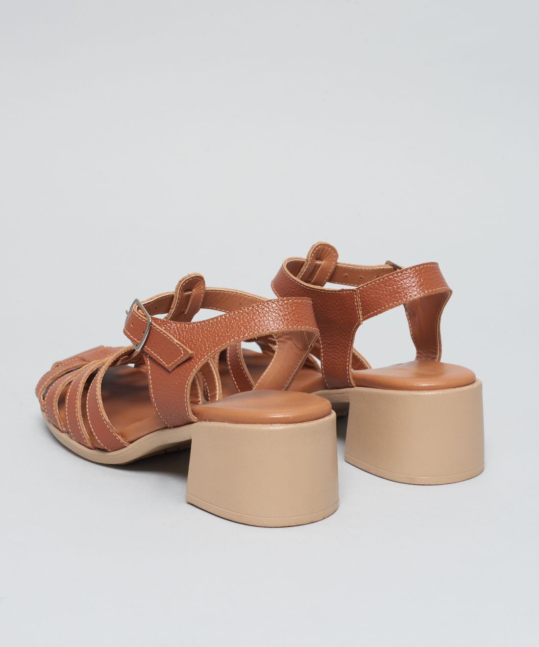 Sandalia Media Couro Pescador - Mousse - Imagem 23