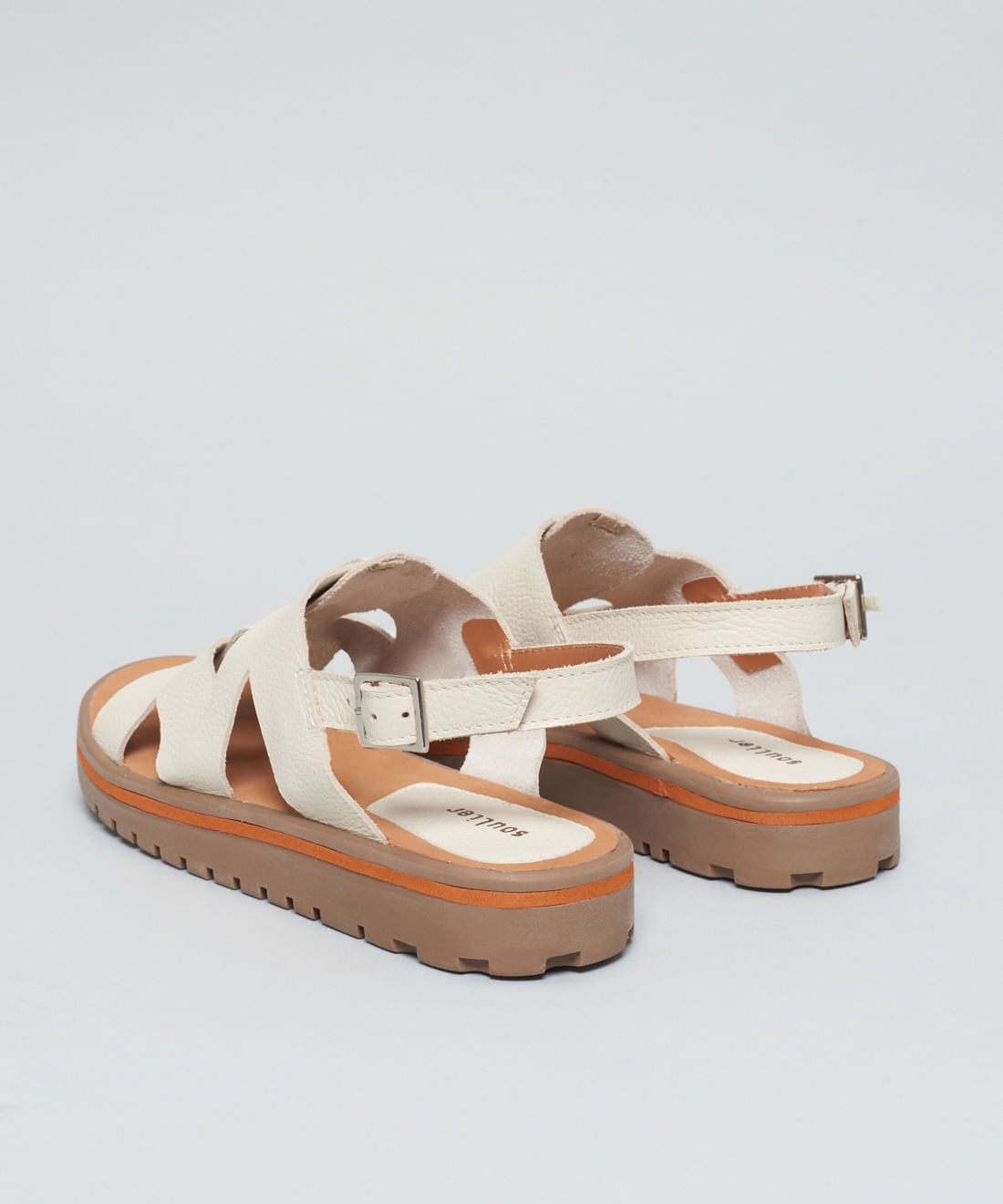 Rasteira Tratorada Betina - Offwhite - Imagem 23