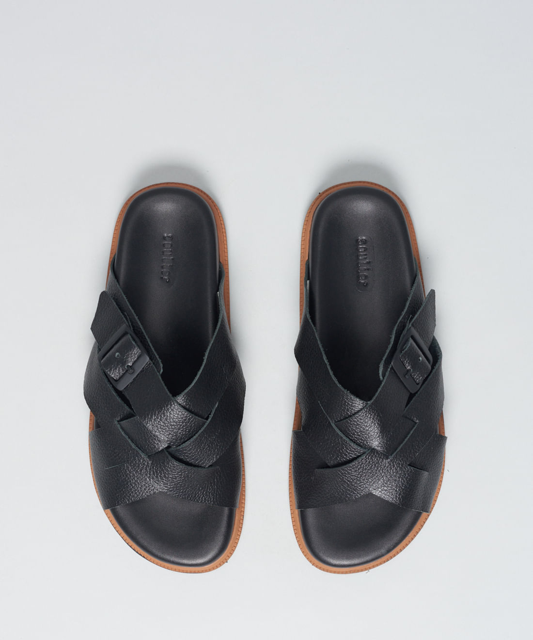Rasteira Anatomica Entrelace - Preto - Imagem 9