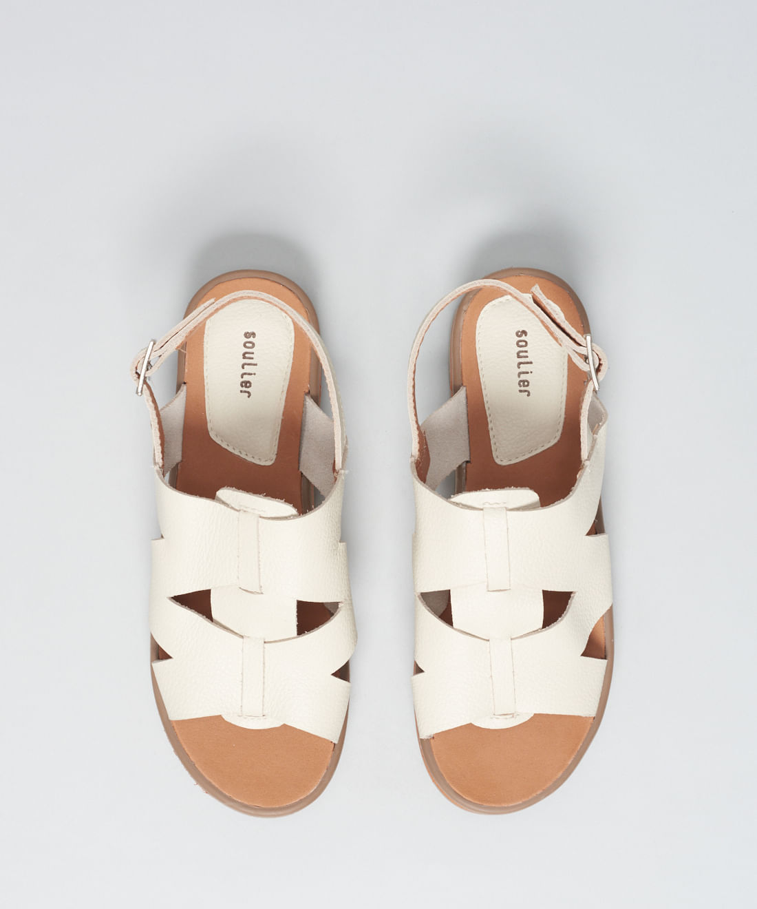 Rasteira Tratorada Betina - Offwhite - Imagem 4