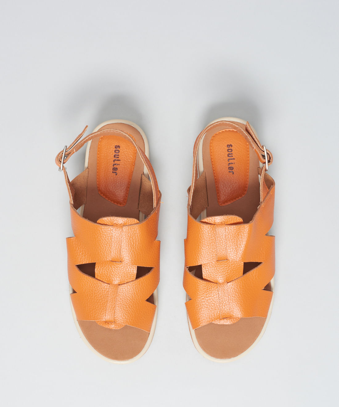 Rasteira Tratorada Betina - Tangerina - Imagem 4