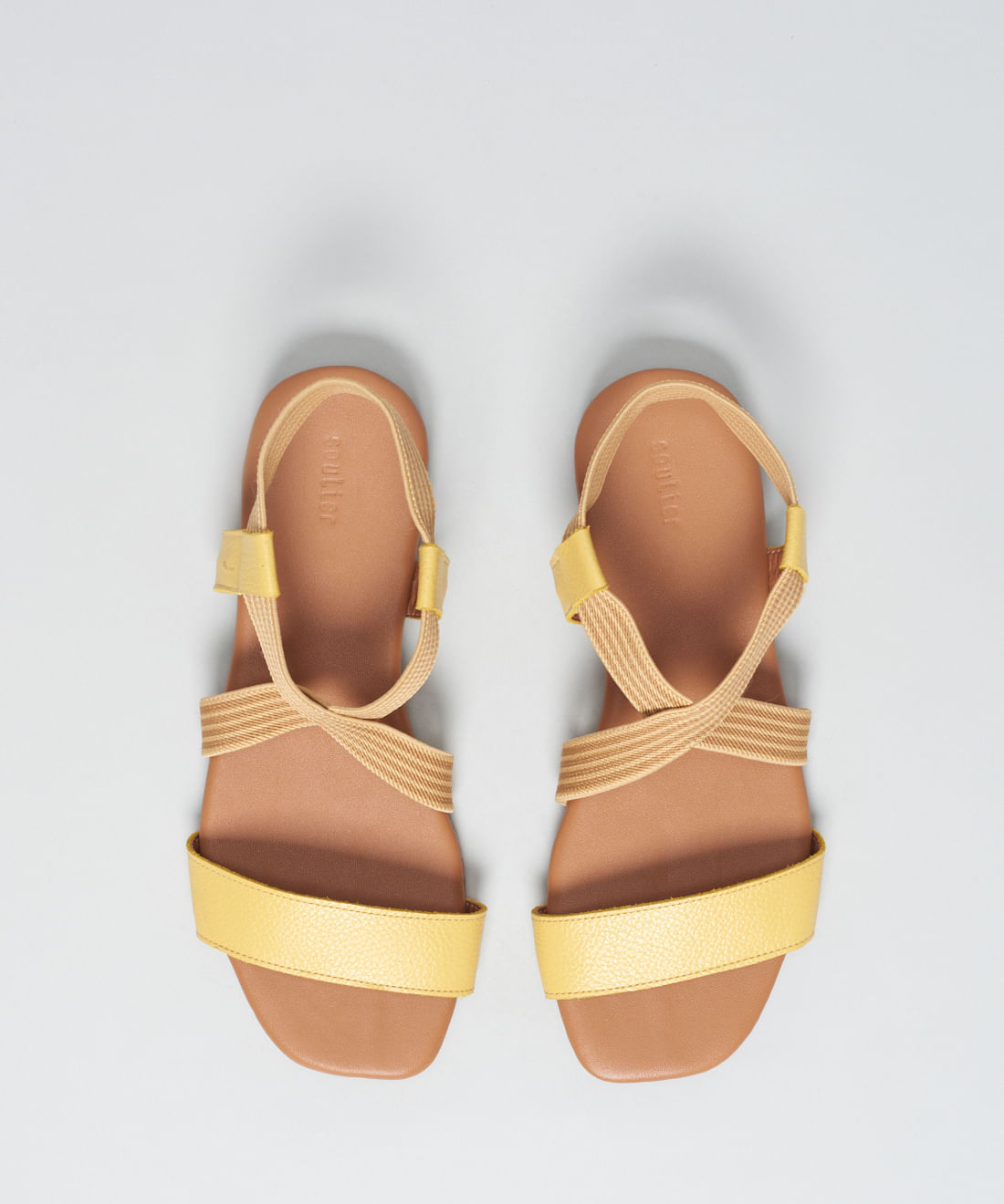 Rasteira Basica Couro Elastico - Camomila - Imagem 29